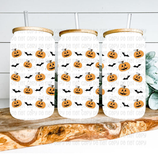 Pumpkin Bats Wrap 16oz - UV DTF