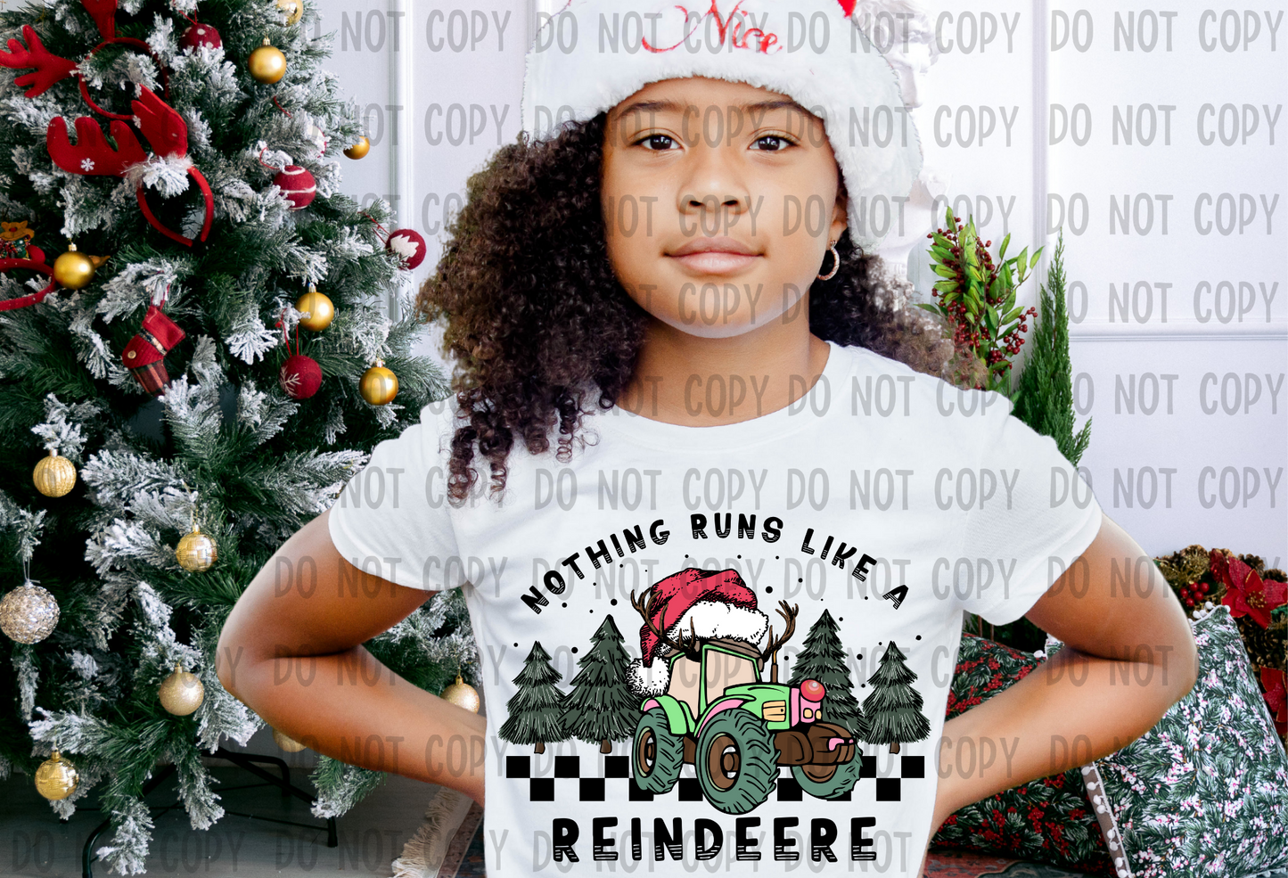 Nothing Runs Like A Reindeere - DTF