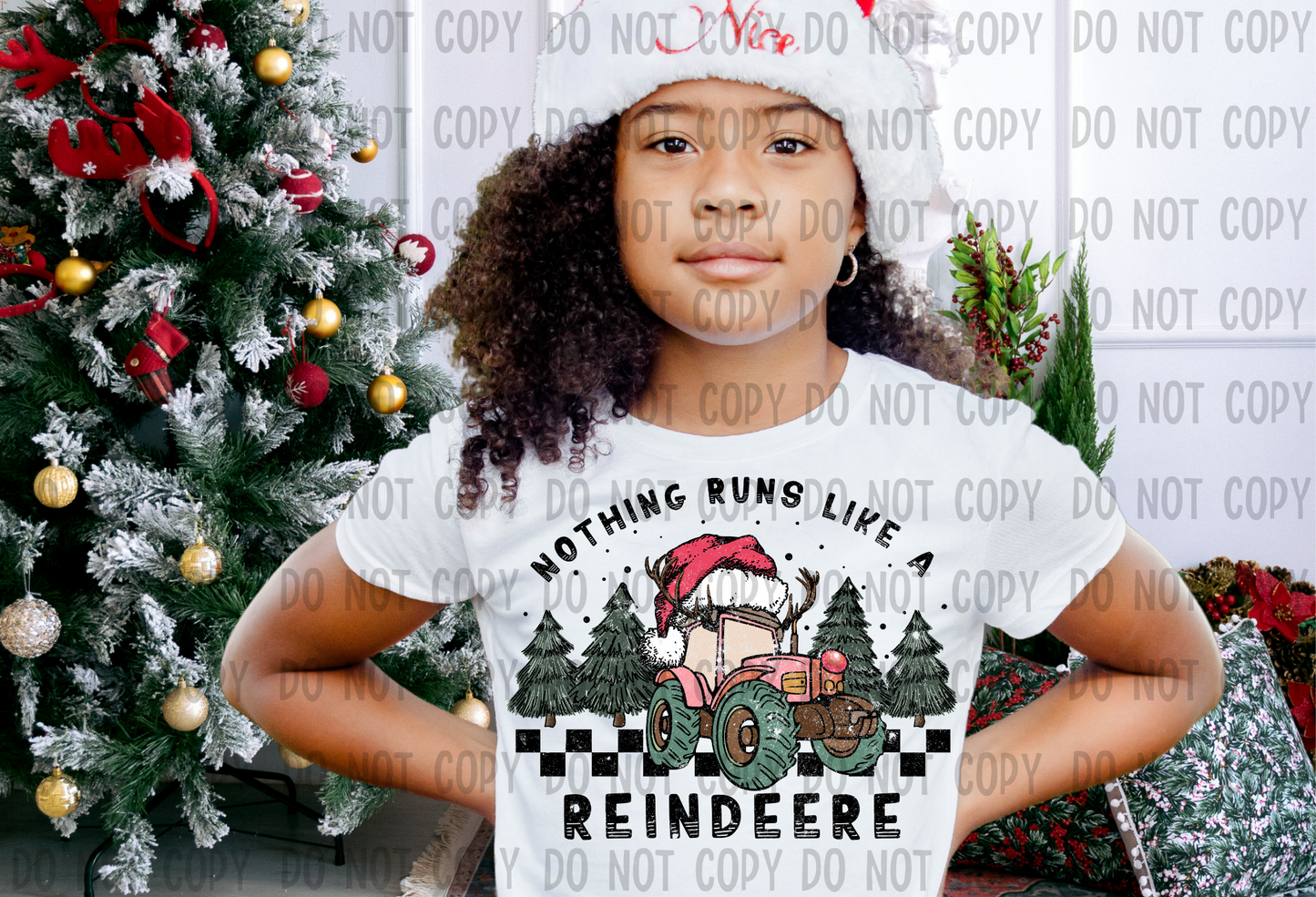 Nothing Runs Like A Reindeere - DTF