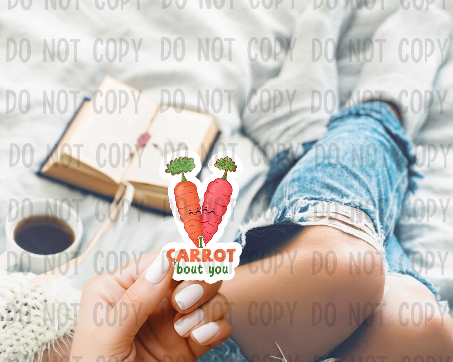 I carrot 'bout you - Vinyl Sticker