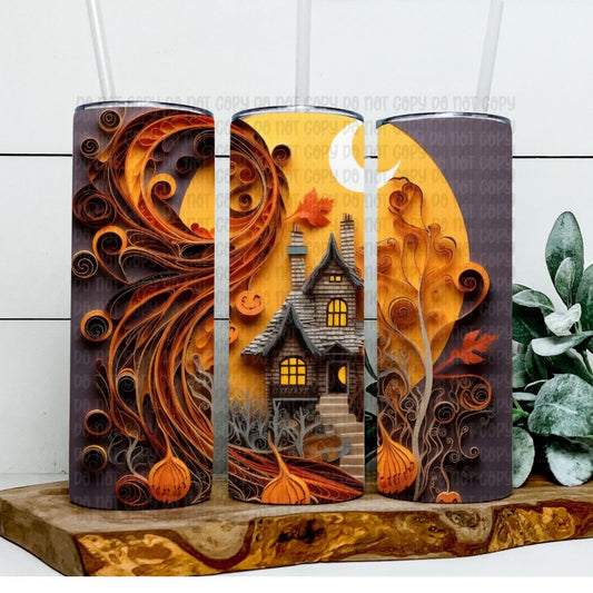 Halloween - Sublimation 20oz Tapered or Straight Wrap