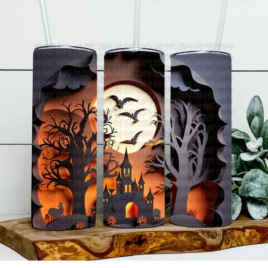 Halloween - Sublimation 20oz Tapered or Straight Wrap