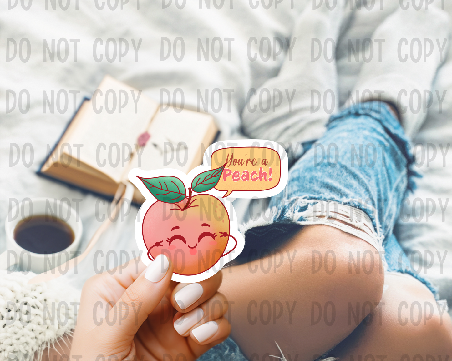 You're a peach - Vinyl Sticker