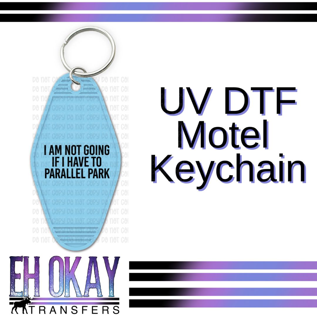 Parallel Park - UV DTF Keychain Decal