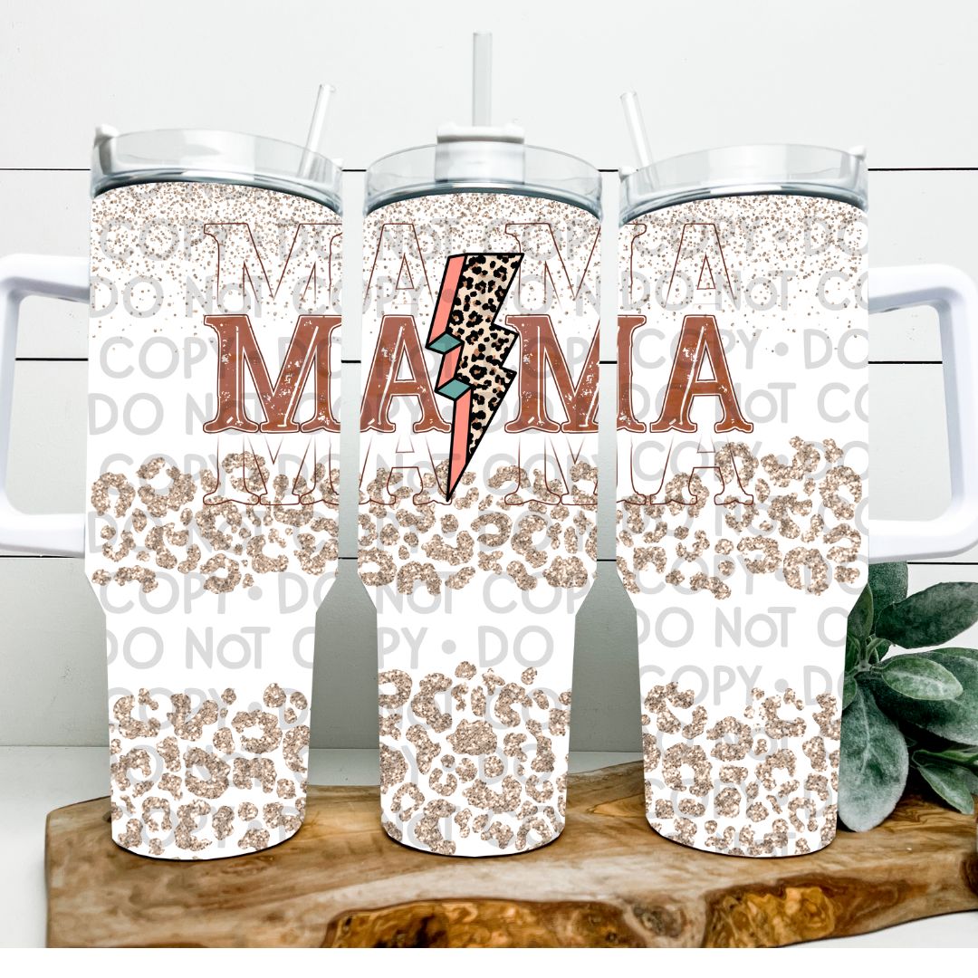 Mama Bolt - 40oz  UV DTF Wrap