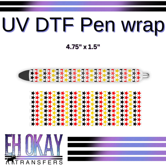 Stars Pen Wrap - UV DTF