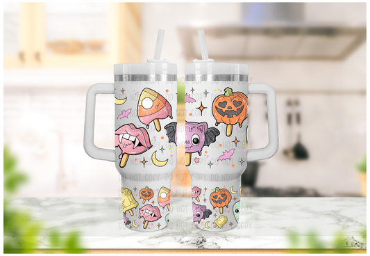 Halloween popsicles - 40oz VINYL Wrap