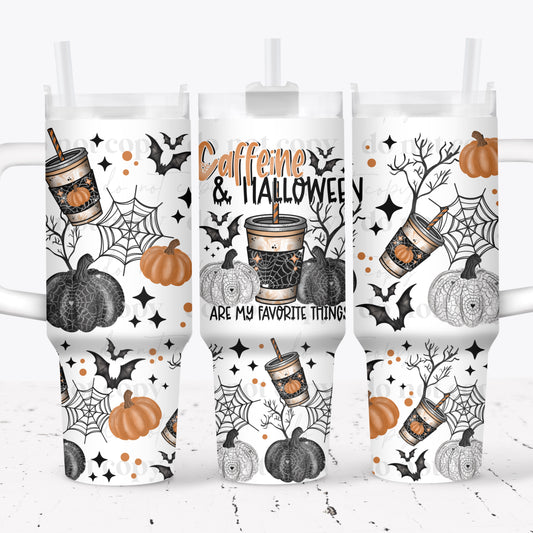 CSC Caffeine and Halloween - 40oz  UV DTF Wrap