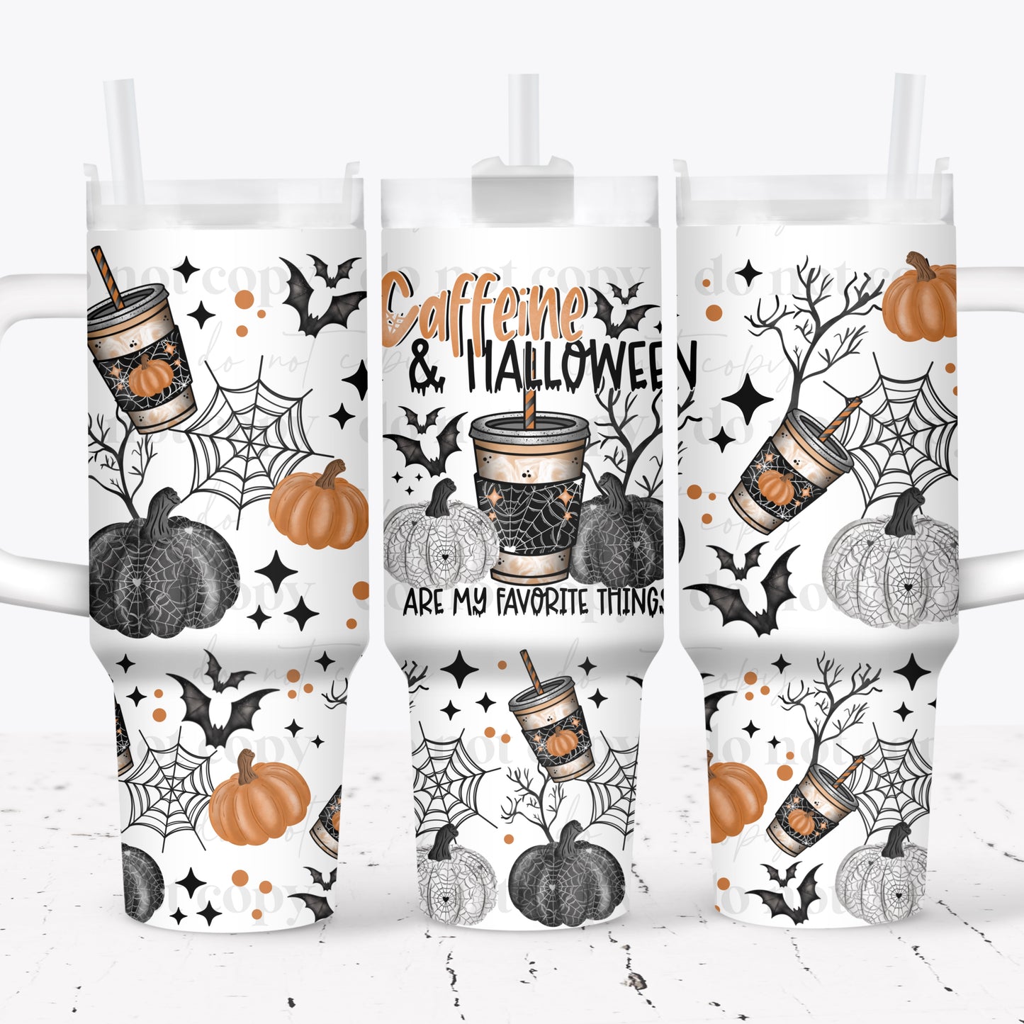 CSC Caffeine and Halloween - 40oz VINYL Wrap