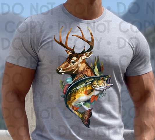 Deer and Fish - DTF