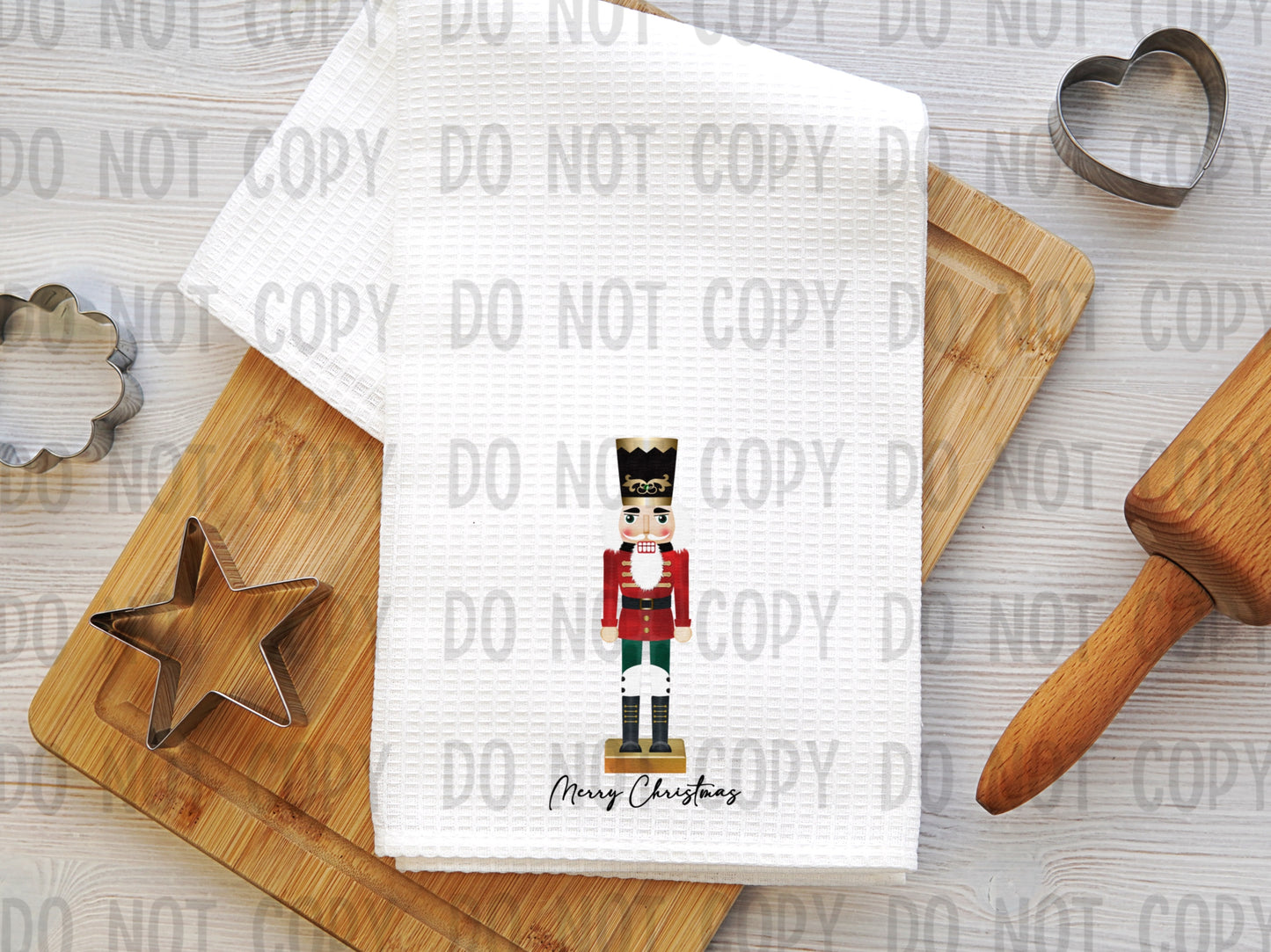 NUTCRACKER DISH TOWEL - DTF