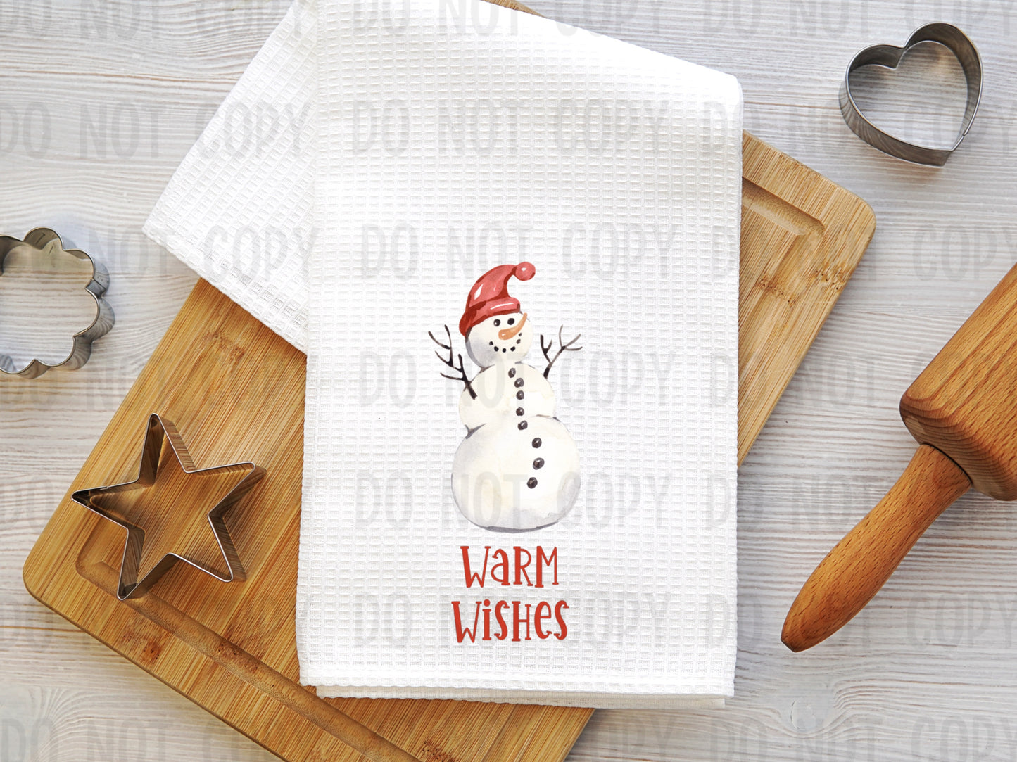 WARM WISHES DISH TOWEL - DTF