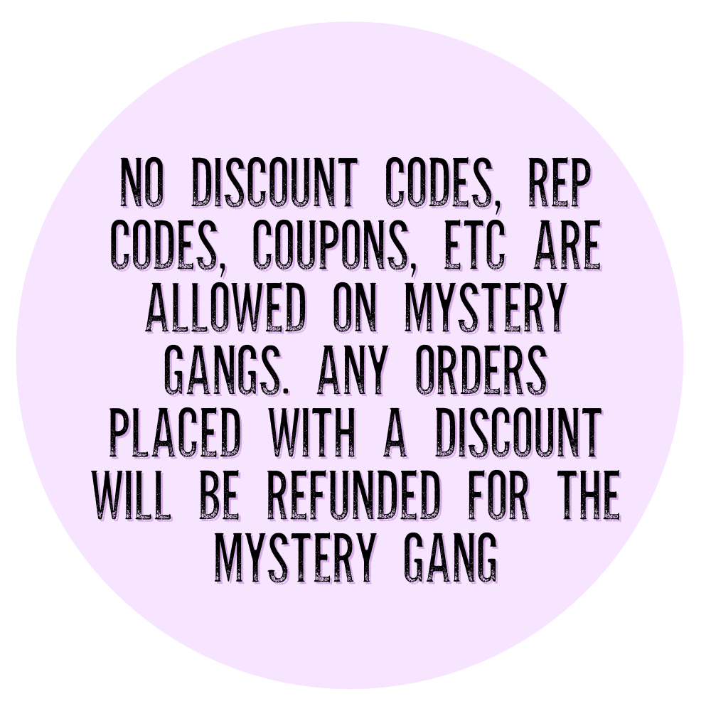Mystery Keychain Decal Gang sheet - UV DTF
