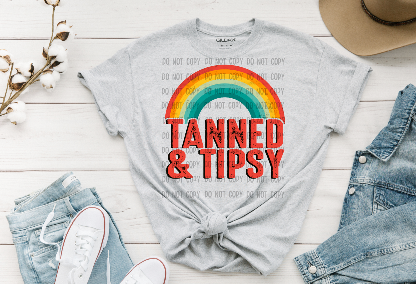 Tanned and tipsy - DTF