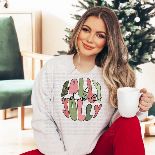 Holly jolly babe - DTF