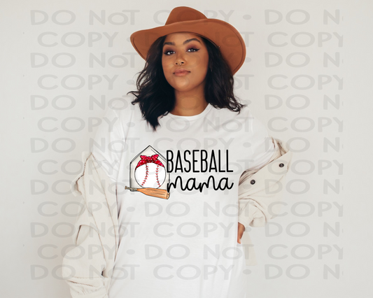 Baseball mama bandana  - DTF