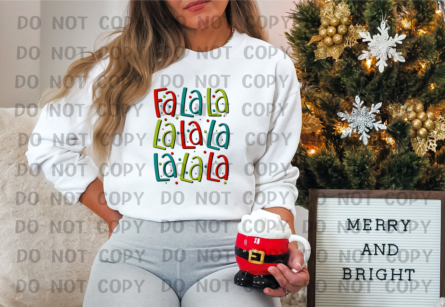 Fa la la la la - DTF