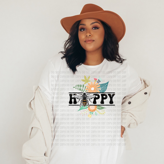 Bee Happy - DTF