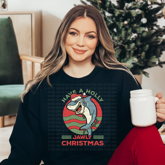 Shark Christmas -DTF
