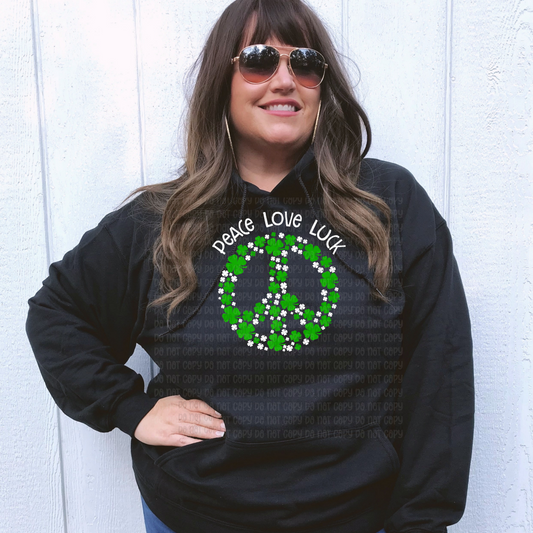 Peace, love, luck - DTF