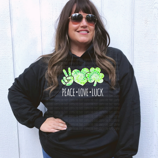 Peace, love, luck - DTF