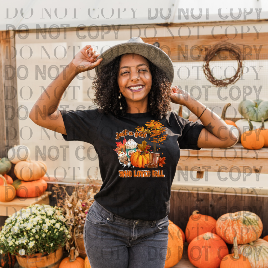 Just a girl who loves fall - DTF
