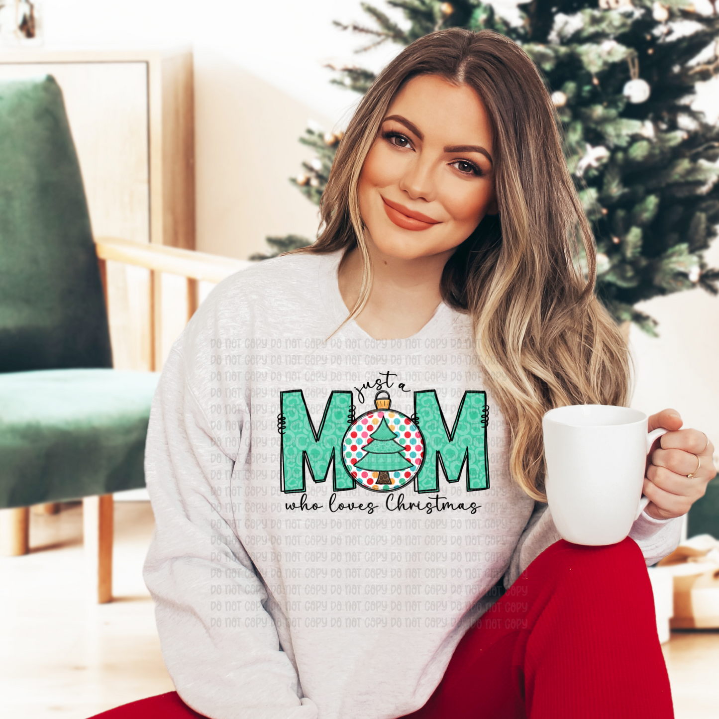 Just a mom who loves Christmas - DTF