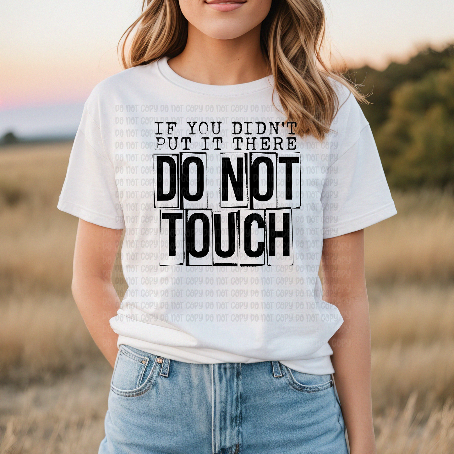 Do not touch - DTF