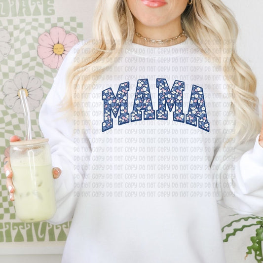 Floral Varsity Mama - DTF