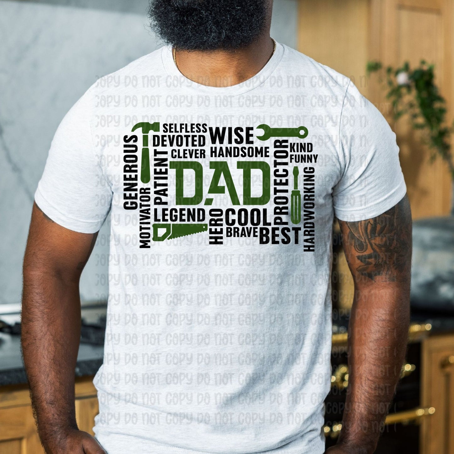 Dad with green - DTF