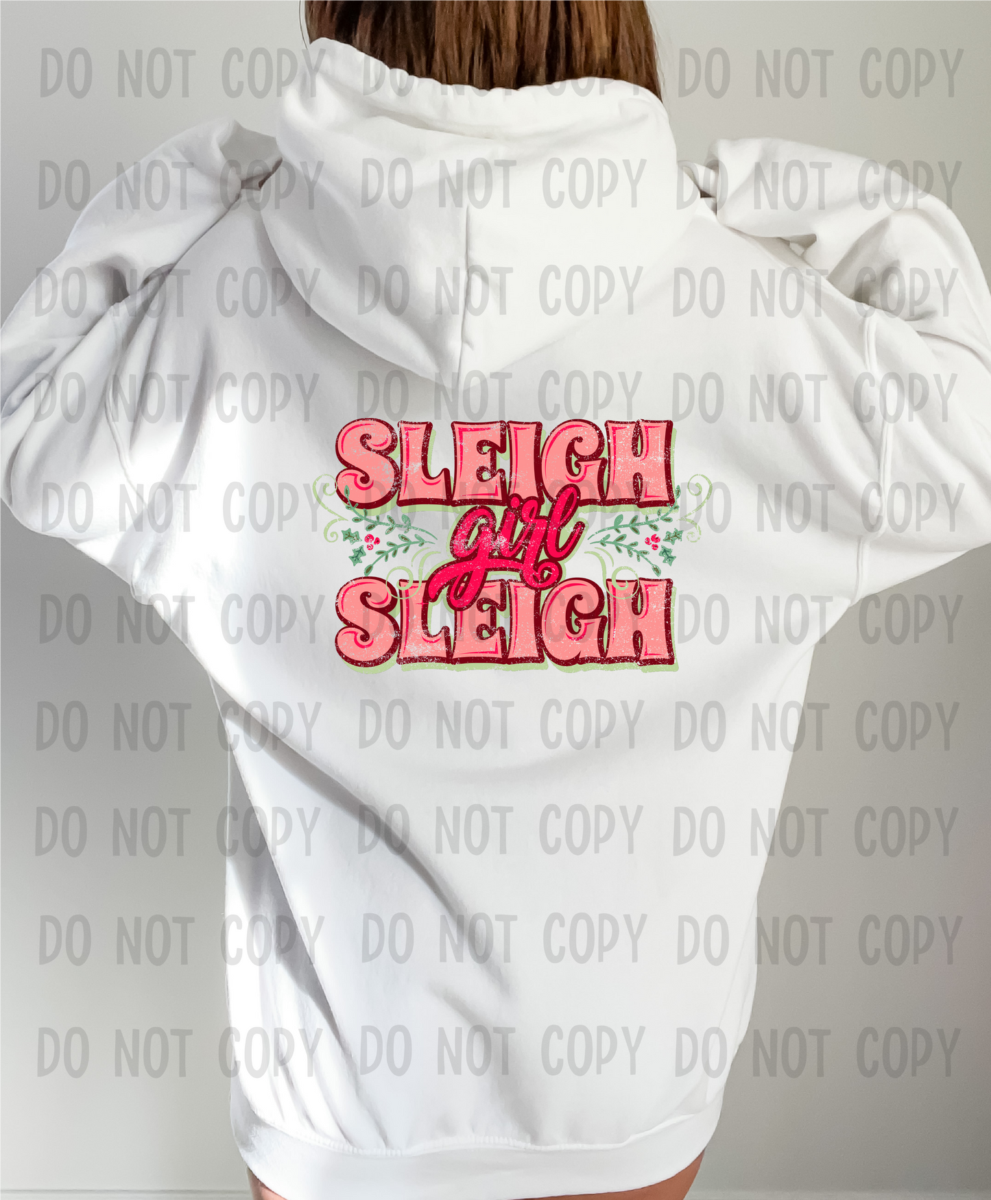 Sleigh girl sleigh distressed - DTF