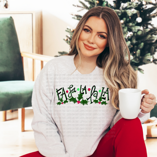 Fa la la la la - DTF