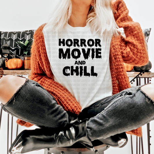 Horror movie and chill - DTF