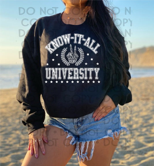 Know it all university - DTF