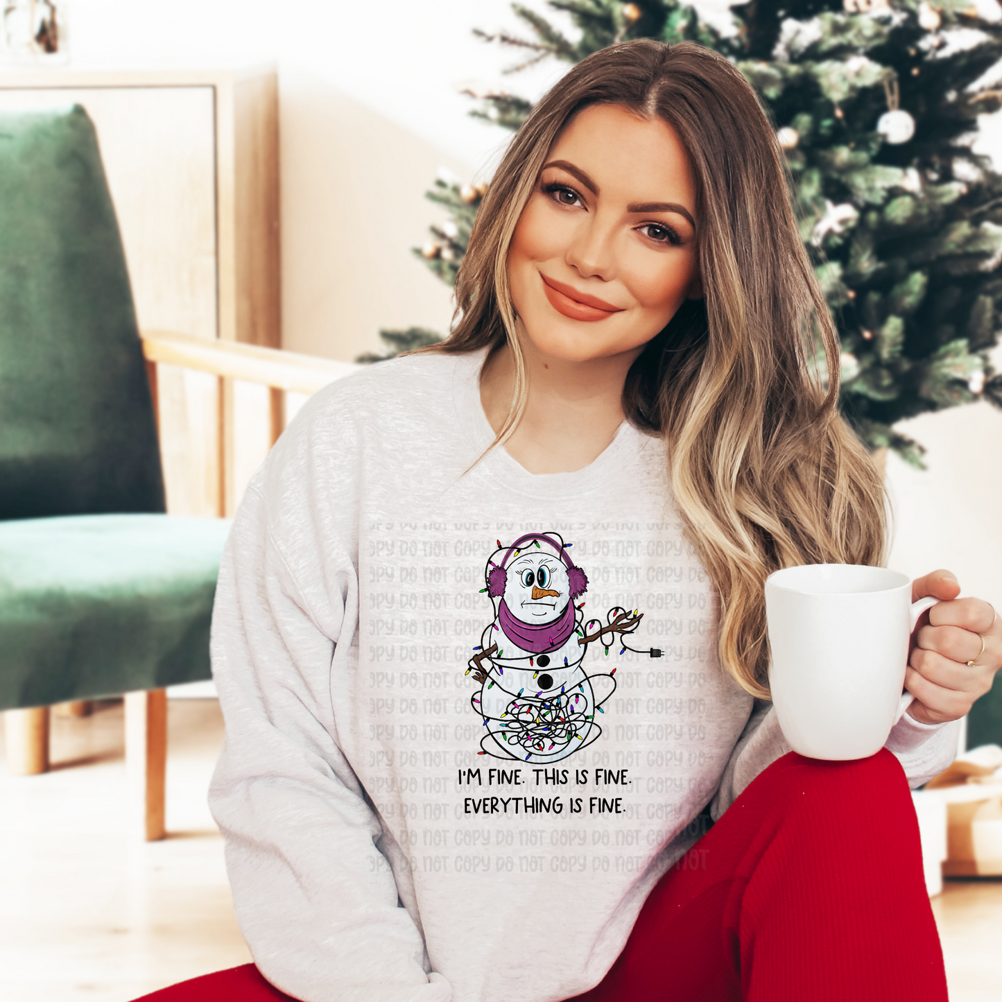 Im fine snowman - DTF