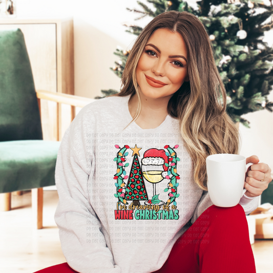 Wine Christmas - DTF