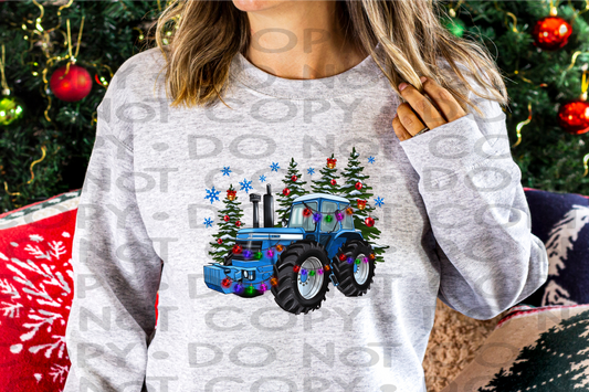 Christmas Tractor - DTF