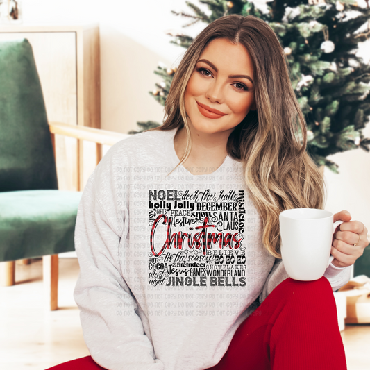 Christmas words - DTF