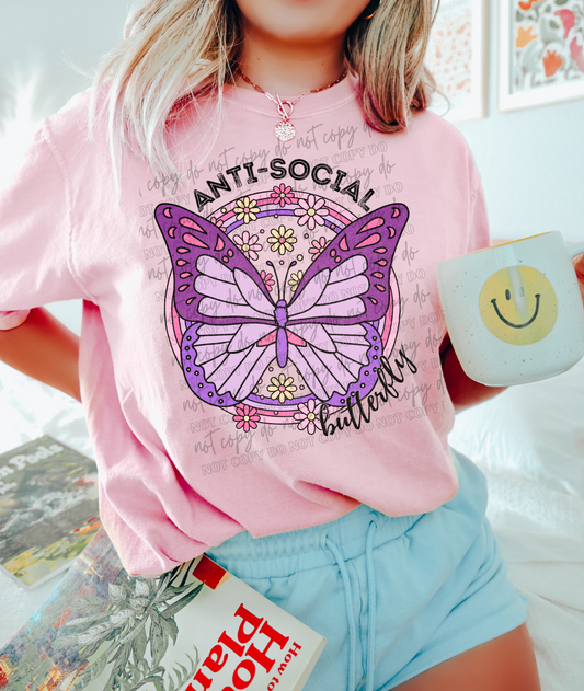 Antisocial butterfly - DTF