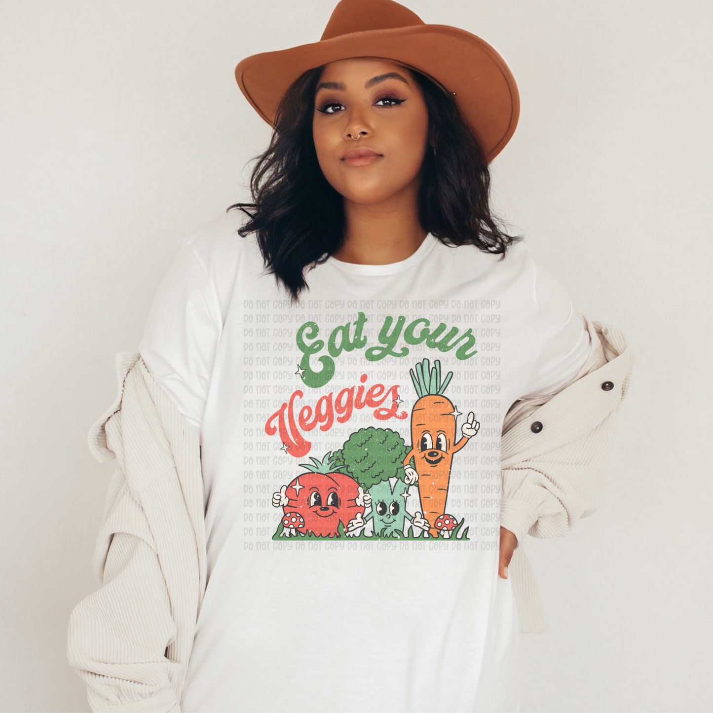 Eat your veggies 2 distressed - DTF