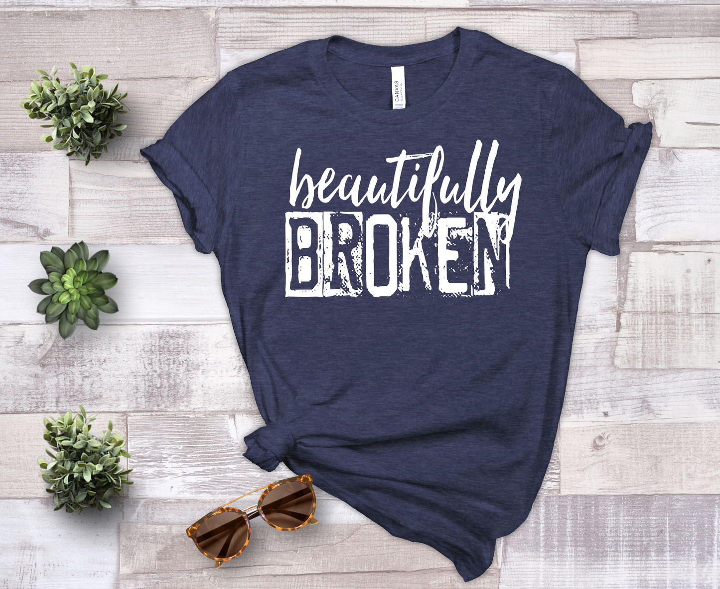 Beautifully Broken - Screen Print