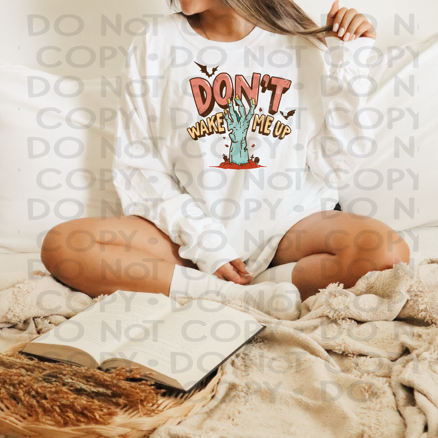 Don't wake me up distressed - DTF