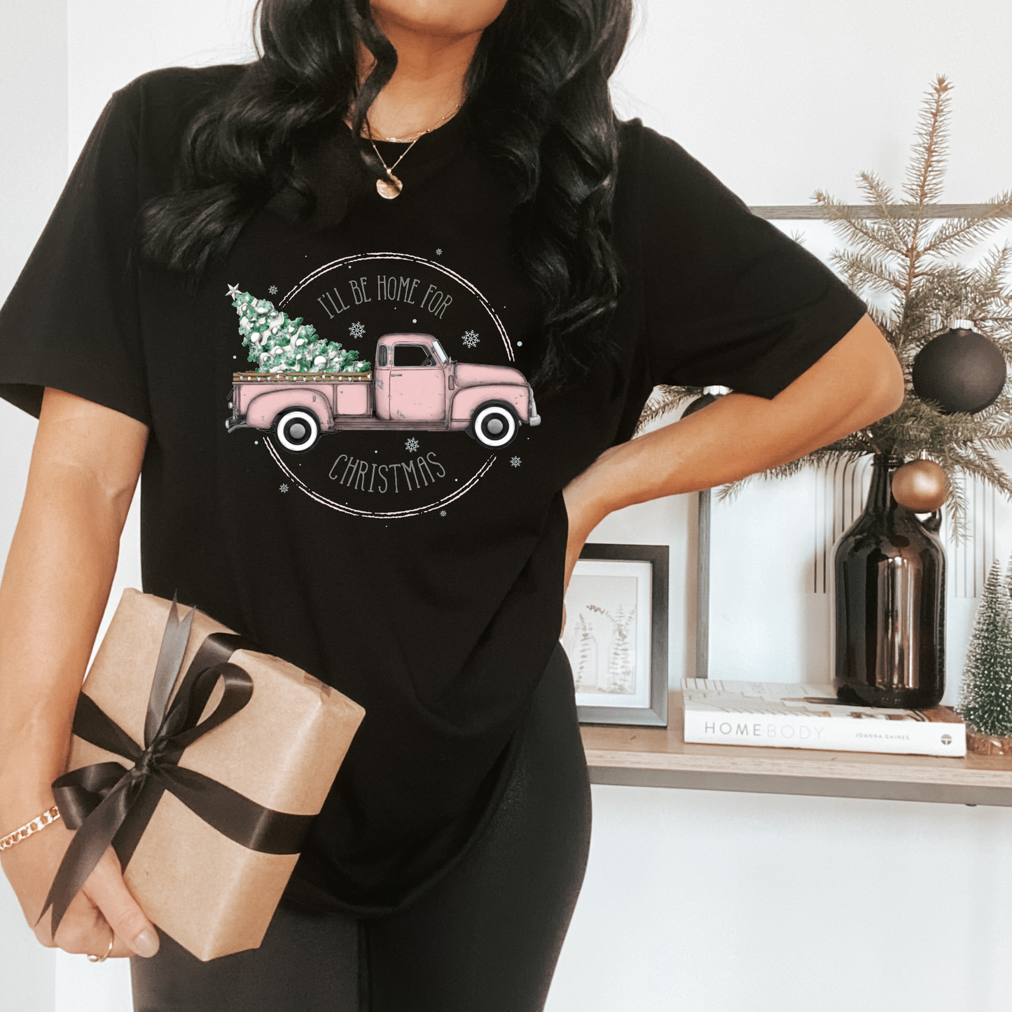 I'll Be Home Pink Truck - Sublimation