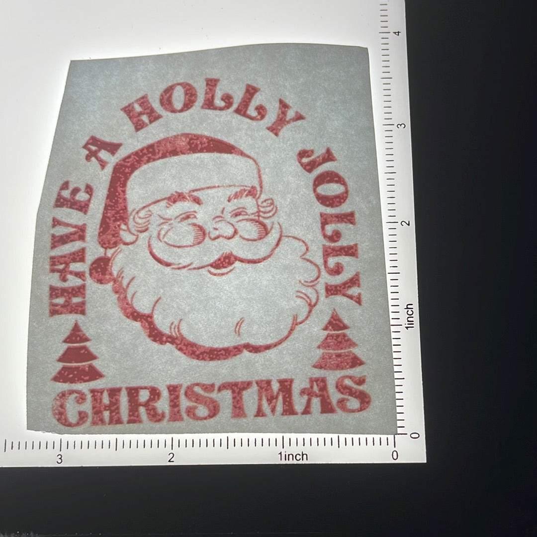 Holly jolly Christmas - Screen Print - 2 for $1