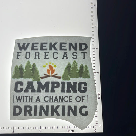 Weekend forecast - Screen Print - 2 for $1