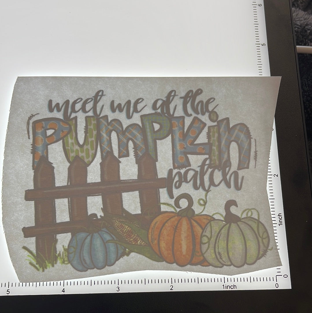 Pumpkin patch - Screen Print - $1