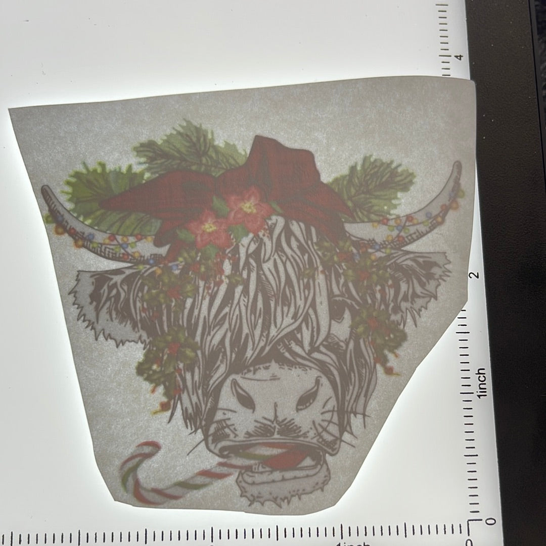 Christmas cow - Screen Print - 2 FOR $1