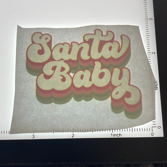 Santa baby - Screen Print - 2 FOR  $1