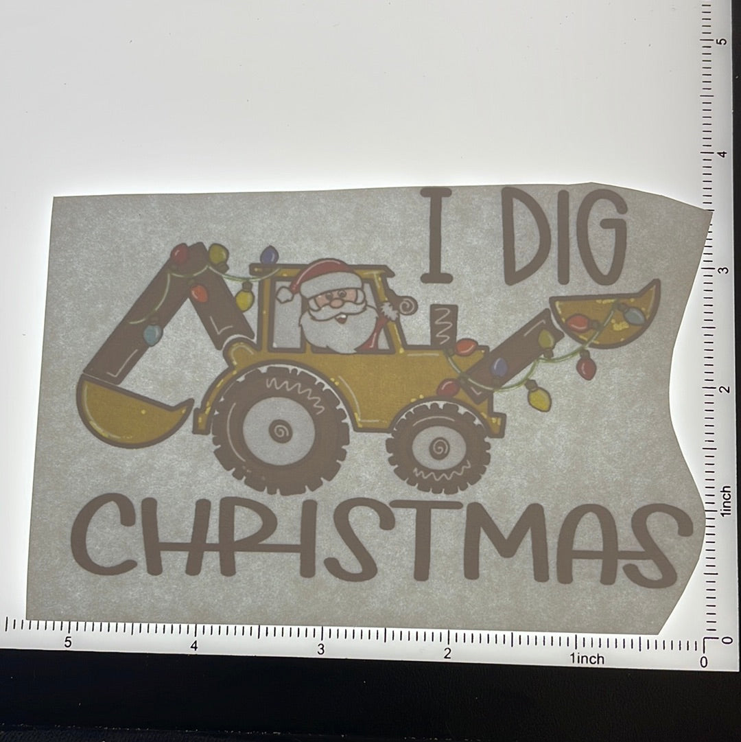 Dig Christmas   - Screen Print - $1