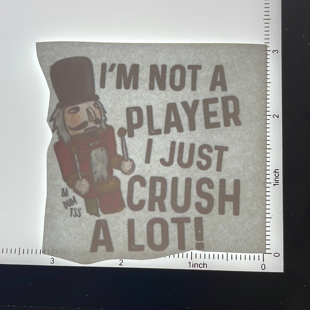 Not a player  - Screen Print - 2 FOR  $1